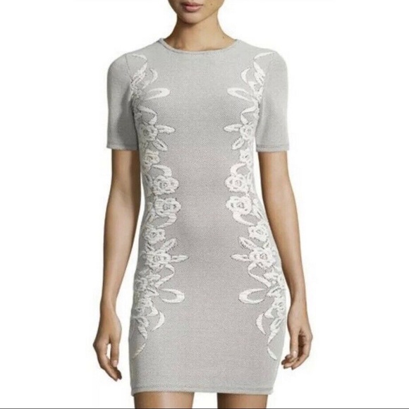 French Connection Floral Jacquard Bodycon - Picture 4 of 7
